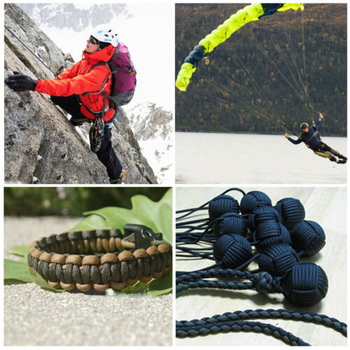Type III 550LB 7-Strand Paracord Rope for Survival, Camping, and Crafts