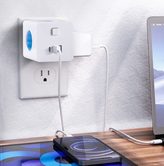 5-in-1 Power Socket Cube