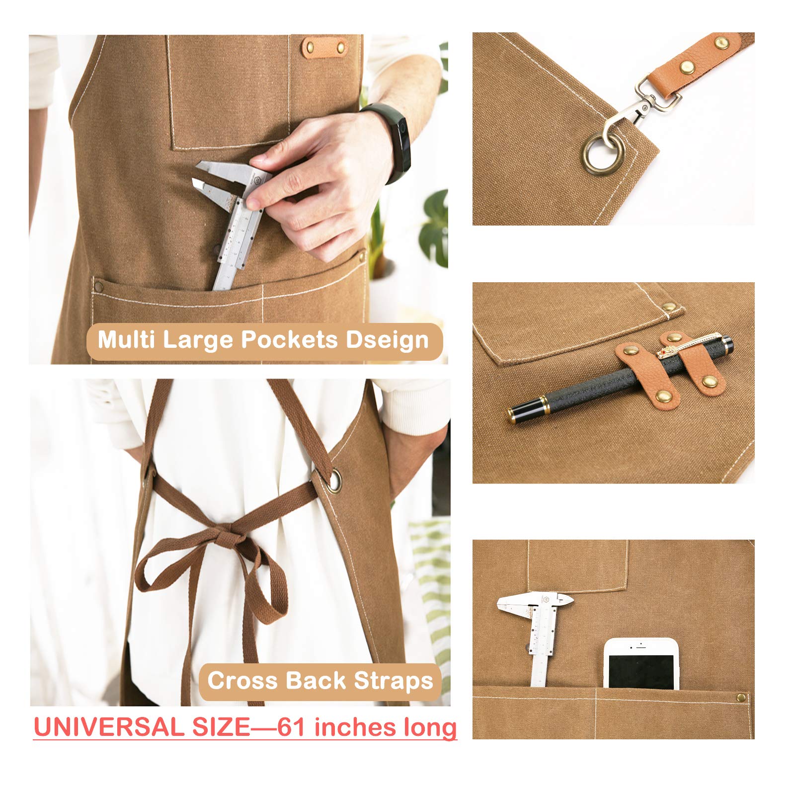 Durable Canvas Apron — Stain-Resistant Protection for Tough Jobs