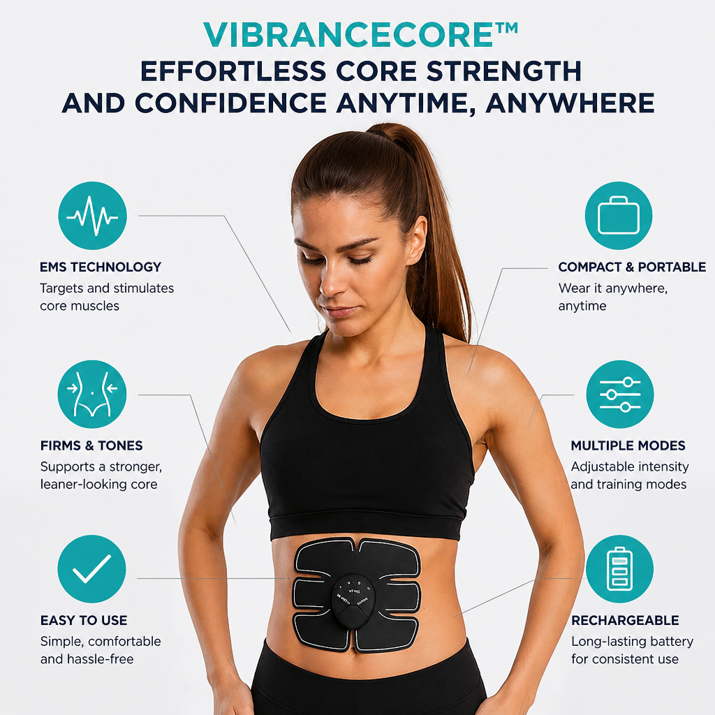 VibranceCore™ — Effortless Core Strength and Confidence Anytime, Anywhere