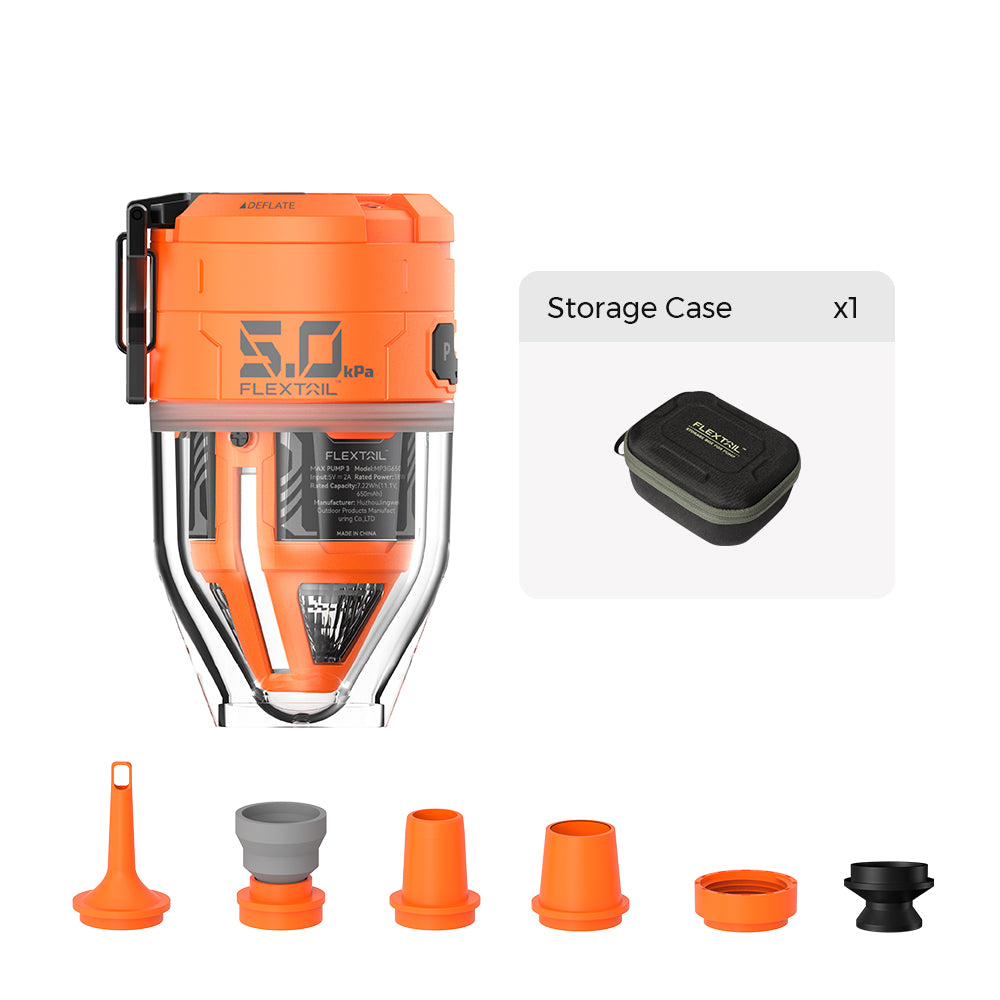 Power Pump with Built-in Light – Inflate Quickly for Outdoor Adventures
