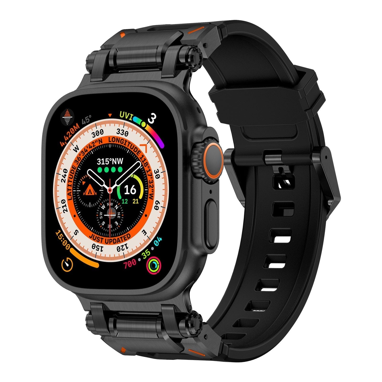 Silicone Strap for Apple Watch - Adventure Style