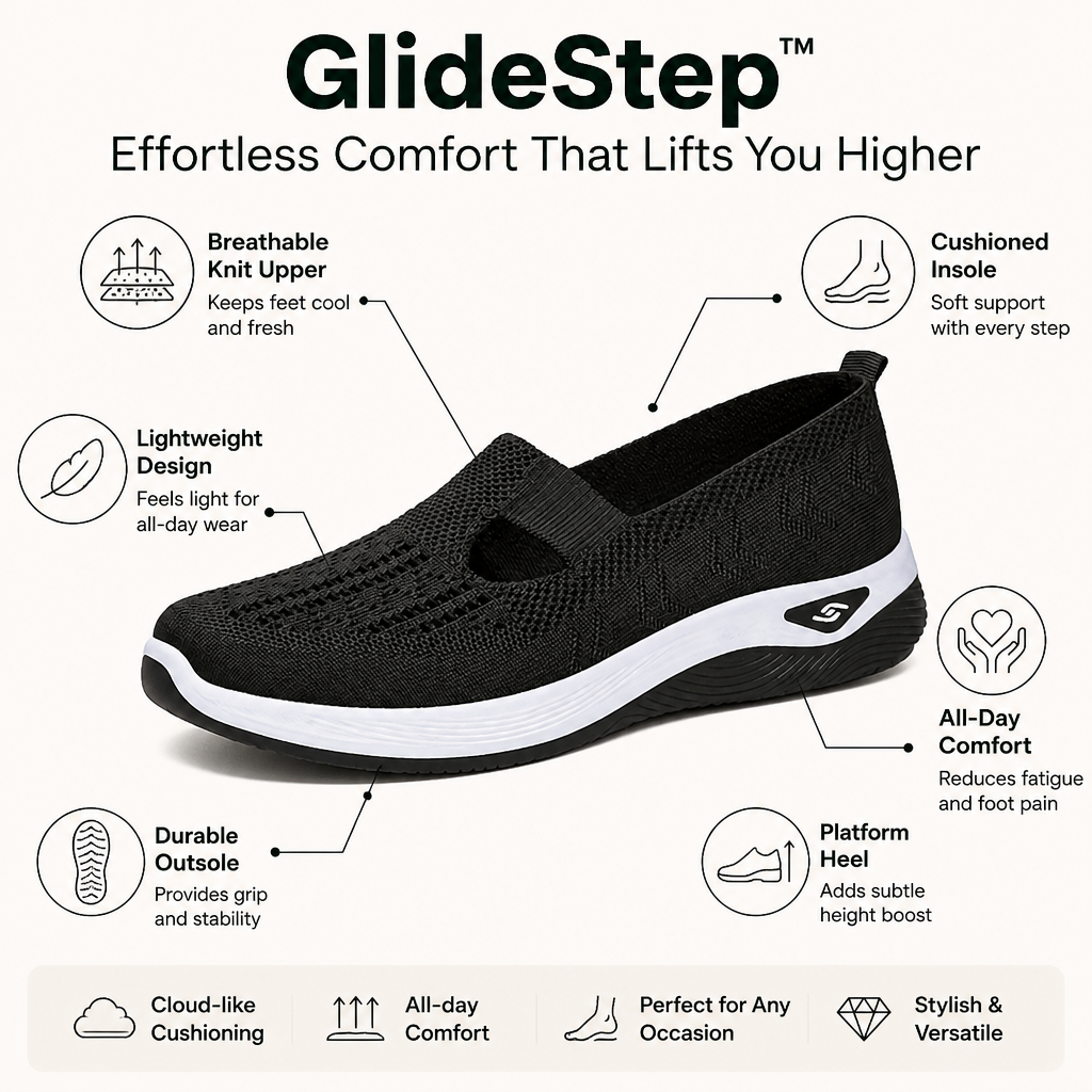 GlideStep™ — Effortless Comfort That Lifts You Higher