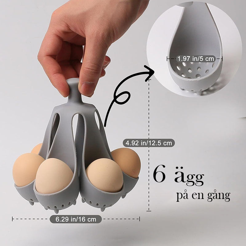 Silicone Egg Cooker for Perfectly Boiled Eggs – Stress-Free Cooking