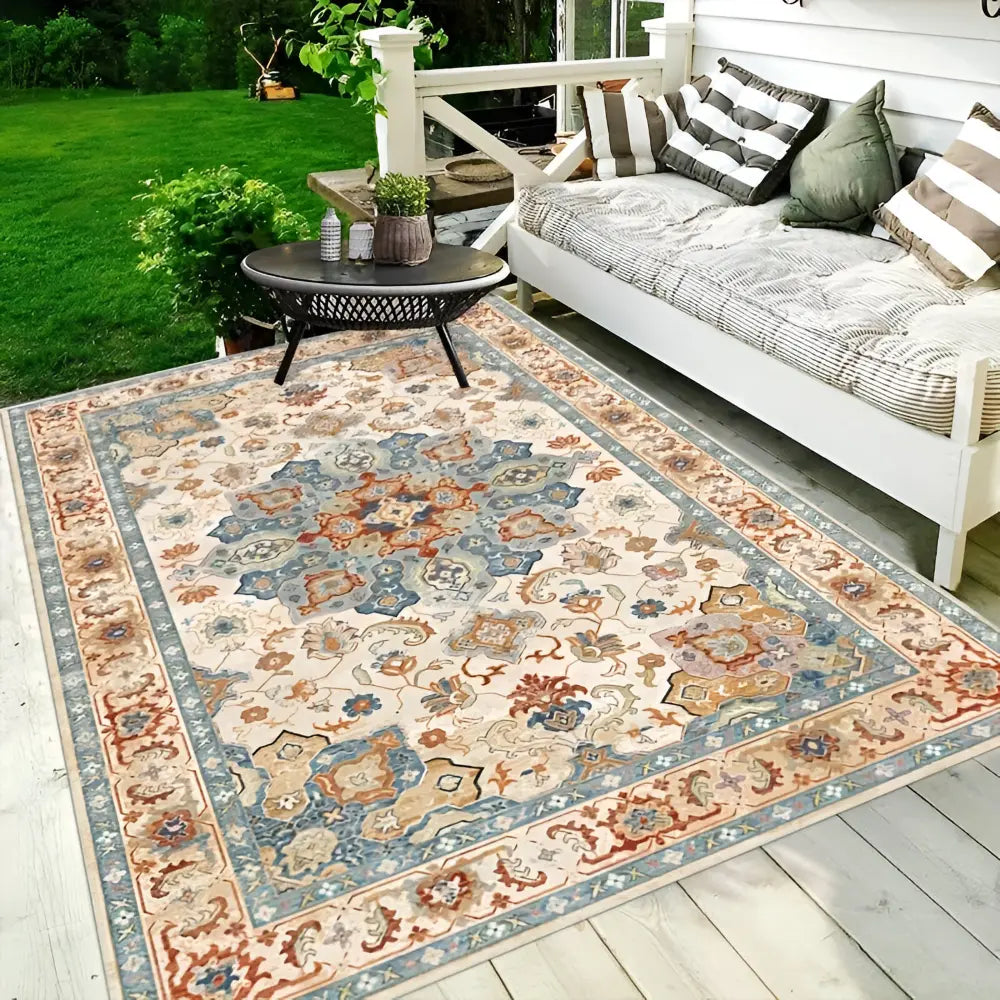 Outdoor Area Rug | Non-Slip PVC Base | Nordic Design | FjordFloor