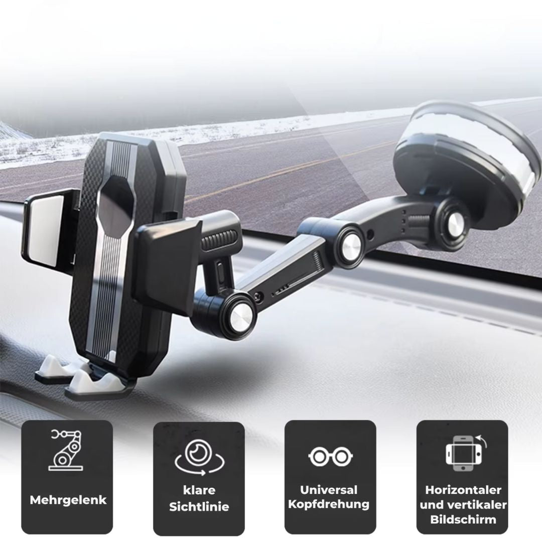 Phone Mount | Smartphone Holder with Suction Cup & 360° Swivel | LuxGrip