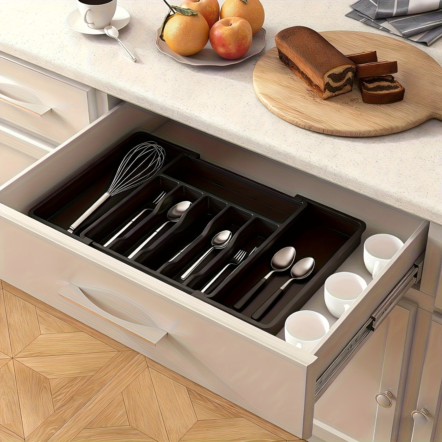 Expandable Cutlery Tray 13–22 inches