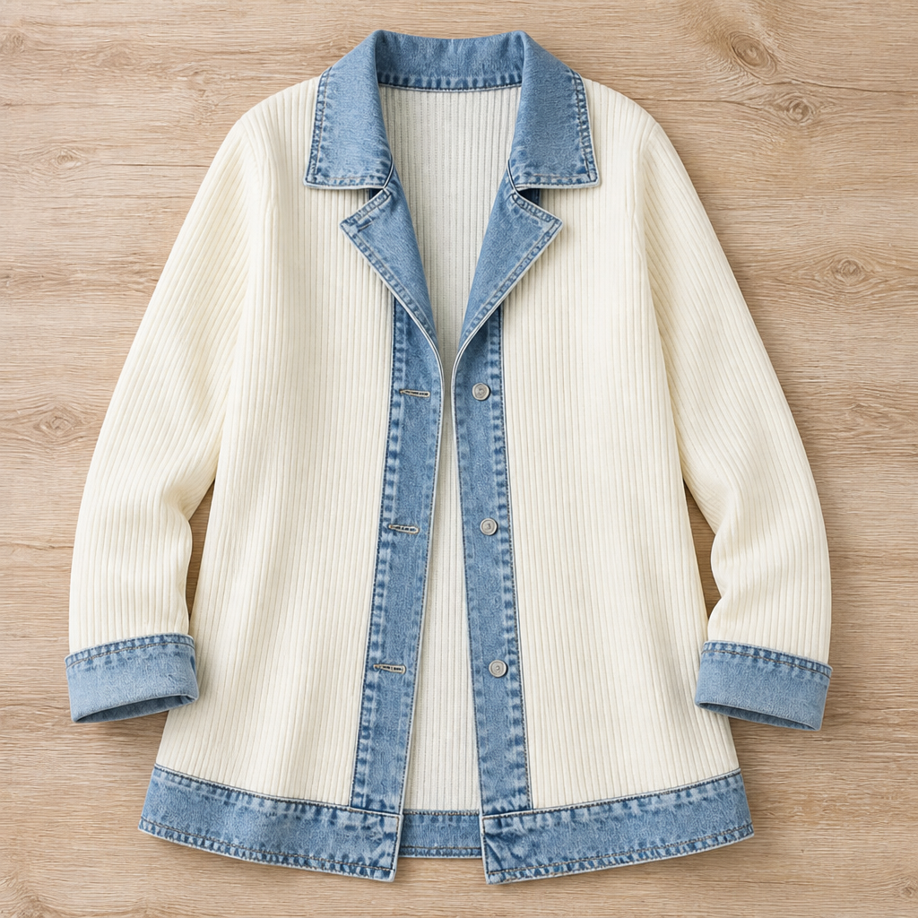 Zephyra™ Knit Denim Jacket — Move Freely, Feel Effortlessly Stylish All Day