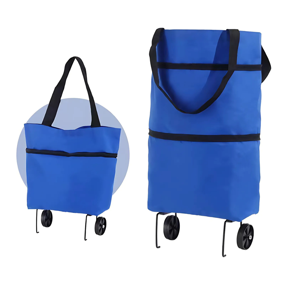 Shopping Cart | Collapsible Rolling Bag | Lightweight Carrier | Icone