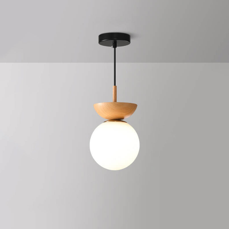 Glass Sphere Ceiling Lamp