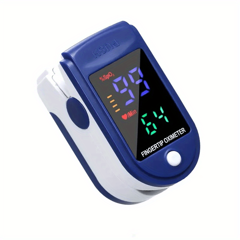 Compact Finger Device for Monitoring Heart Rate and Oxygen Levels at Home
