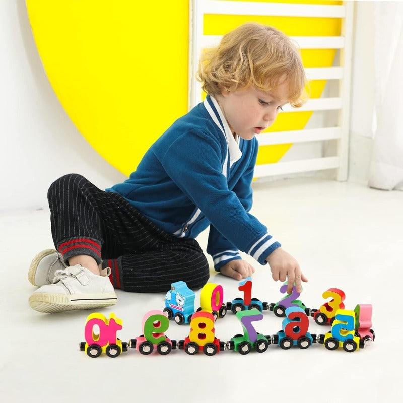 MagnaTrain Number Pull Toy - Engaging Learning Game for Young Math Whizzes