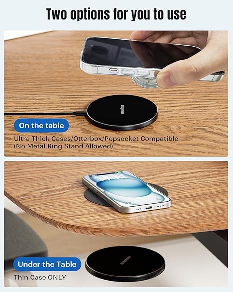 Wireless Desk Charger – Declutter Your Workspace with Invisible Charging