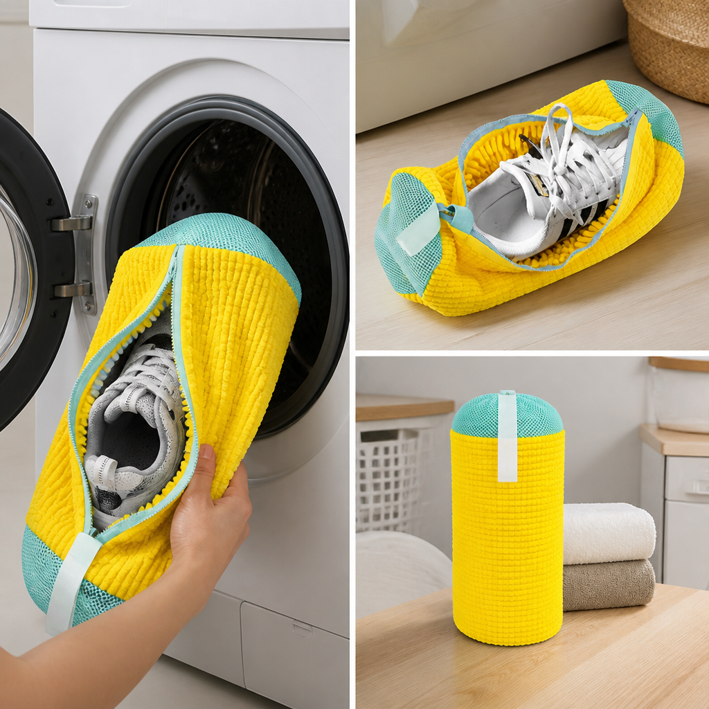 GlideGuard™ Laundry Shoe Bag — Protect Your Shoes Like New, Wash After Wash