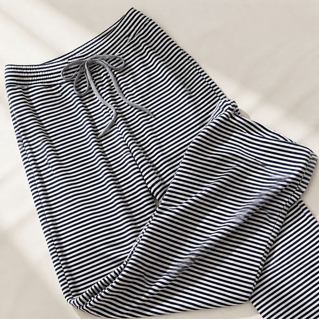 LuxeFlow™ Striped Knit Pants — Feel Unstoppable Freedom and Effortless Chic All Day Long