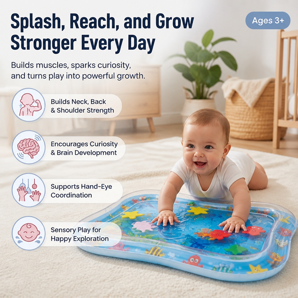 SplashJoy™ — Watch Your Baby’s Strength and Curiosity Soar With Every Playful Moment