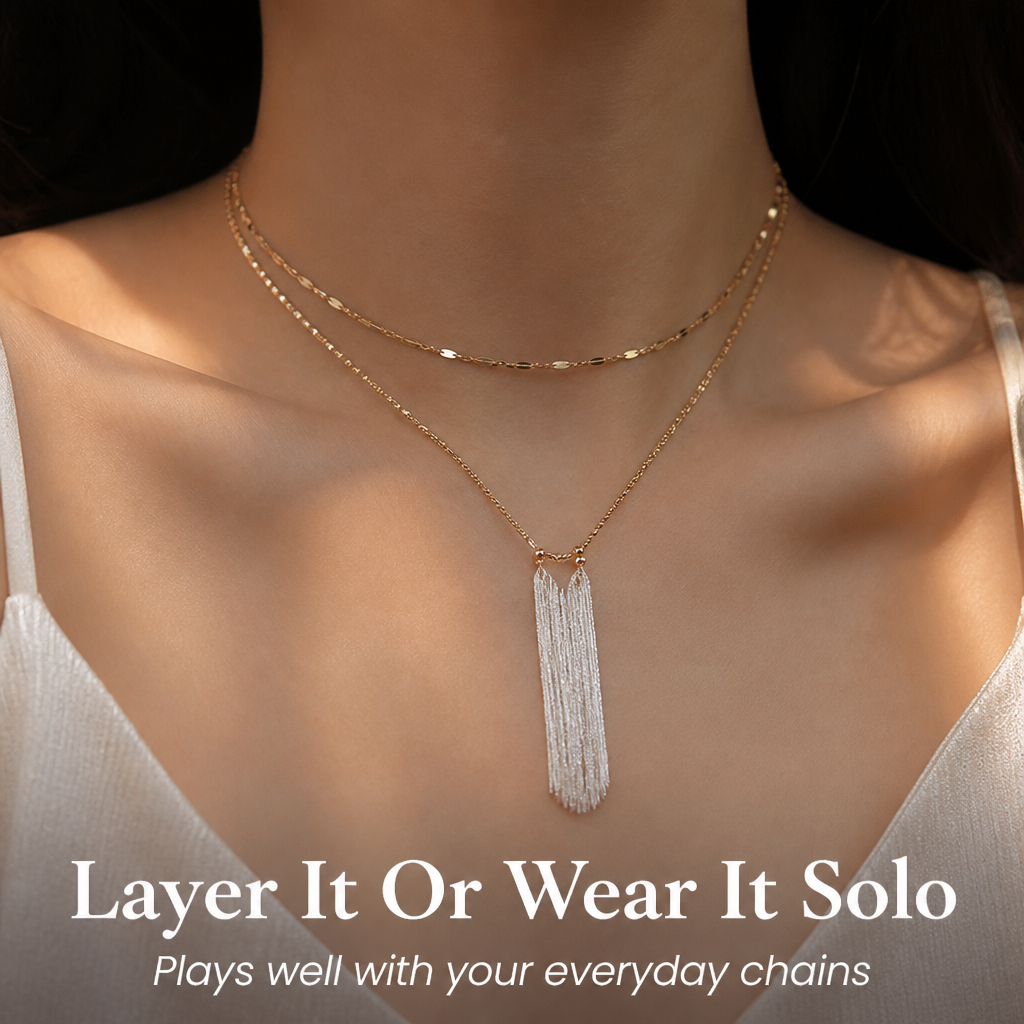 LumiCascade™ — Glide Through Your Day with Feather-Light Elegance That Turns Every Head
