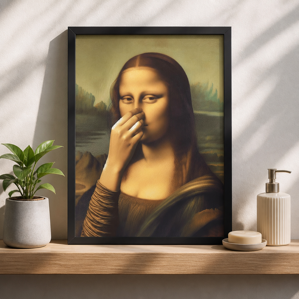 QuirkMuse™ — Turn Your Bathroom into a Bold Stage of Laughter and Style