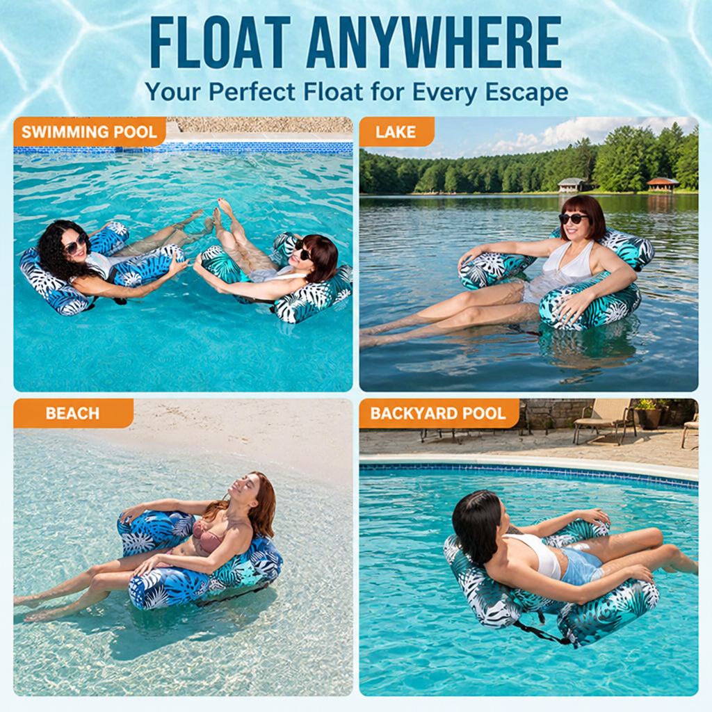ZephyrFloat™ — Escape to Instant, Effortless Poolside Bliss