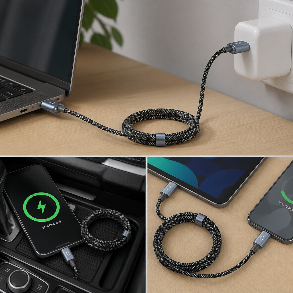 AeroMag™ — Charge Faster, Stay Tangle-Free, and Own Your Space Instantly