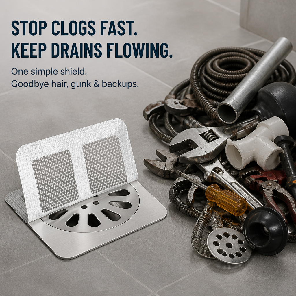 DrainShield™ — Stop Clogs Fast and Enjoy Fresh, Hassle-Free Drains Every Day