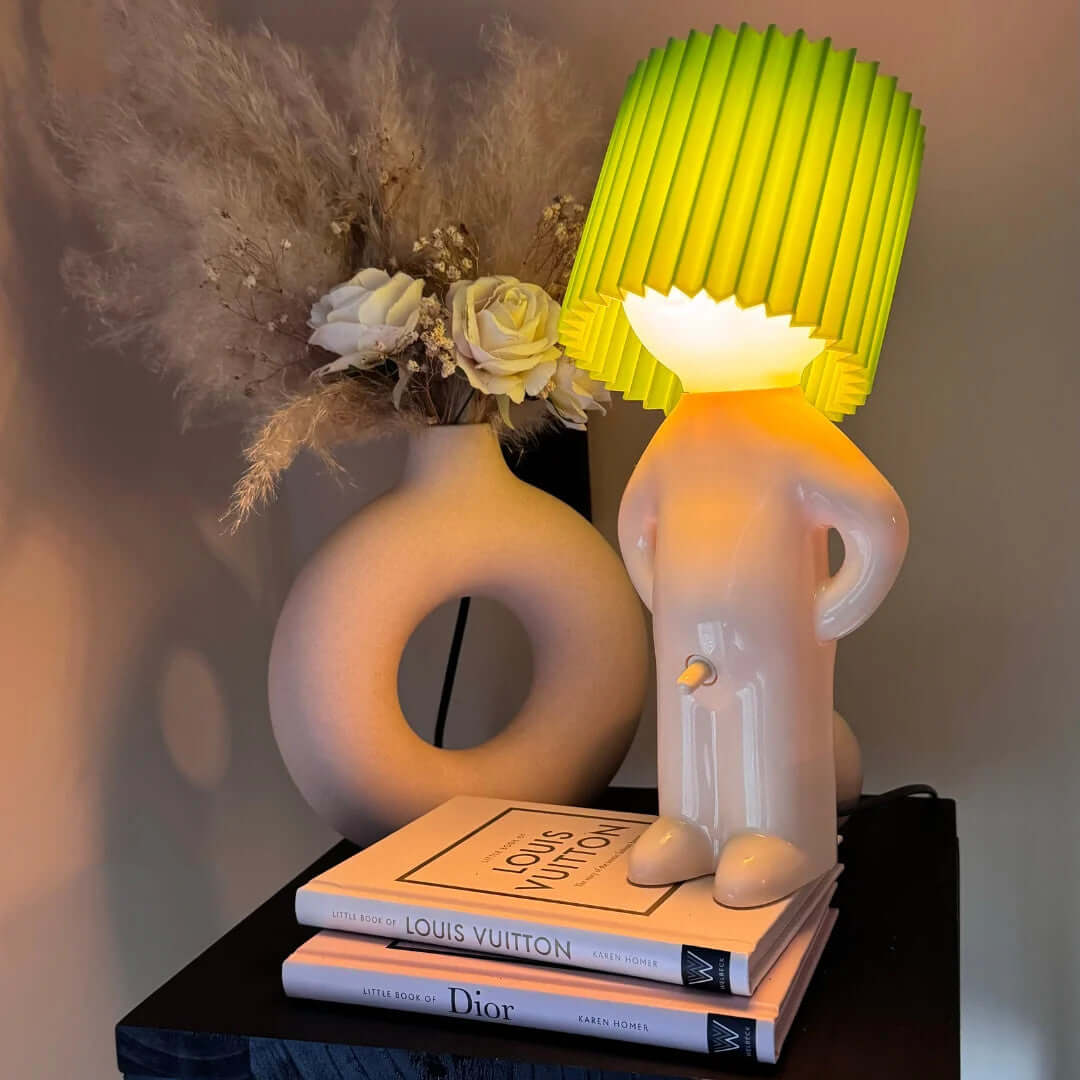 29 cm Ribbed Shade LED Table Lamp