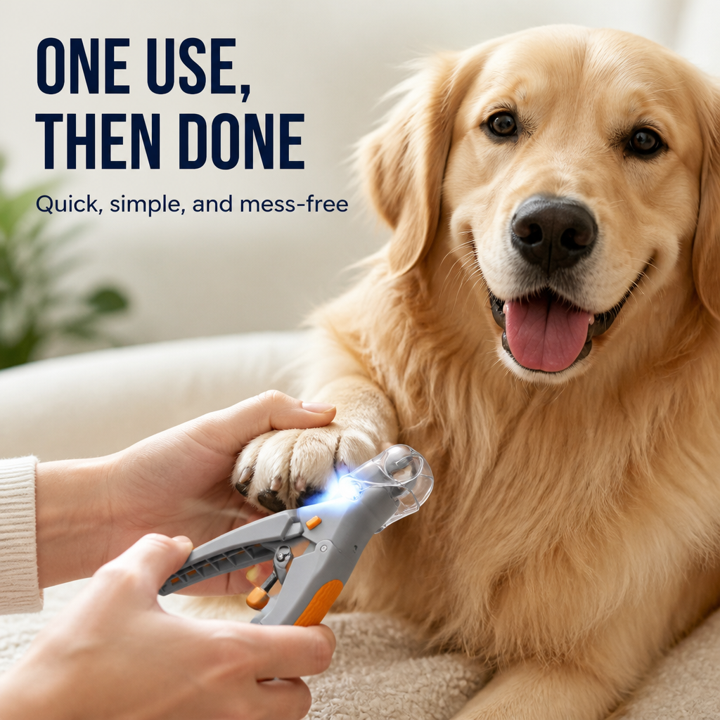 ClariPaw™ Precision Nail Trimmer — Clip with Confidence and Create Calm Moments Your Pet Will Love