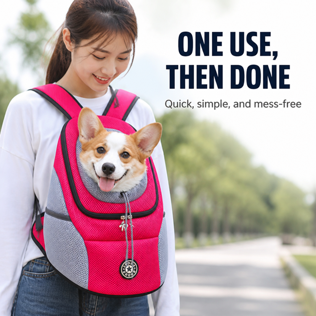 TrailPaw™ Carrier — Effortless Comfort and Safety for Every Adventure with Your Dog