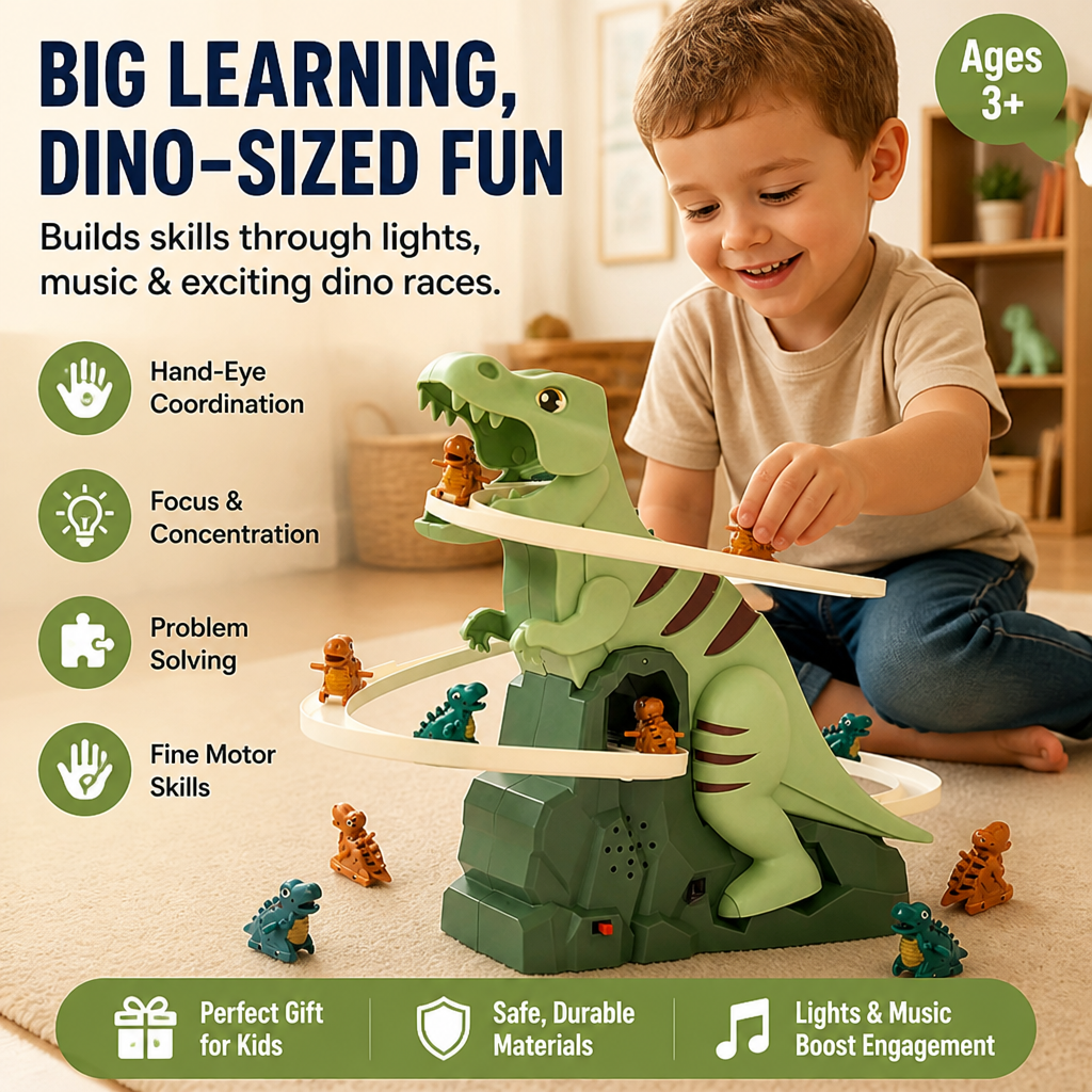 JurassiJoy™ — Ignite Their Imagination with Dino-Powered Play That Builds Skills and Confidence