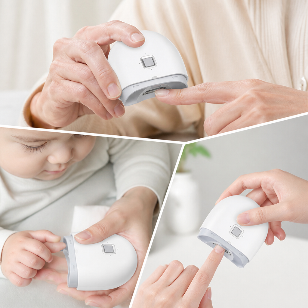 QuietTrim™ — Finally, Stress-Free Nail Care That Keeps Every Finger Safe and Clean