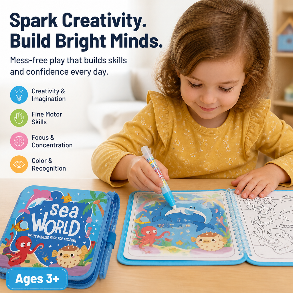 VividSplash™ — Keep Little Hands Busy and Learning With Just Water