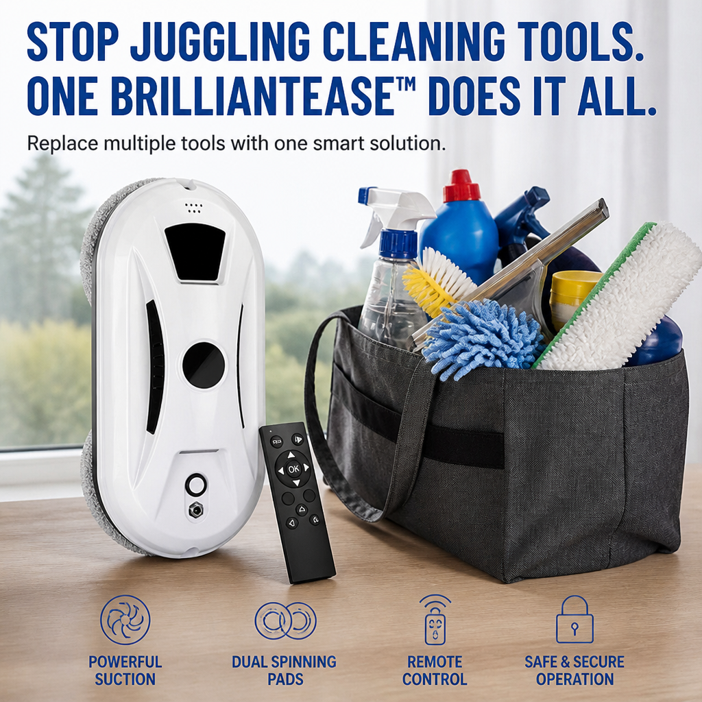 Brilliantease™ — Clean Every Window Streak-Free Without Touching a Ladder