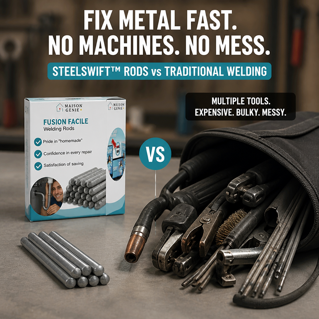 SteelSwift™ — Fix Cracked Metal in Minutes With Just a Flame