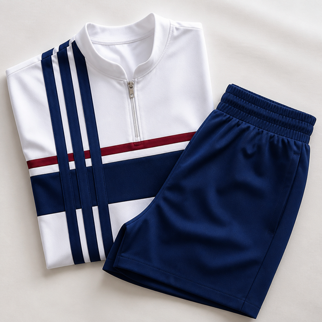 AeroStride™ Zip-Collar Set — Stay Fresh, Bold, and Unstoppable All Day Long