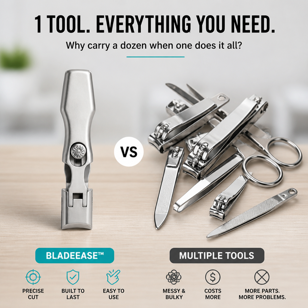 BladeEase™ — Cut Through Thick, Stubborn Nails in One Clean, Pain-Free Snip