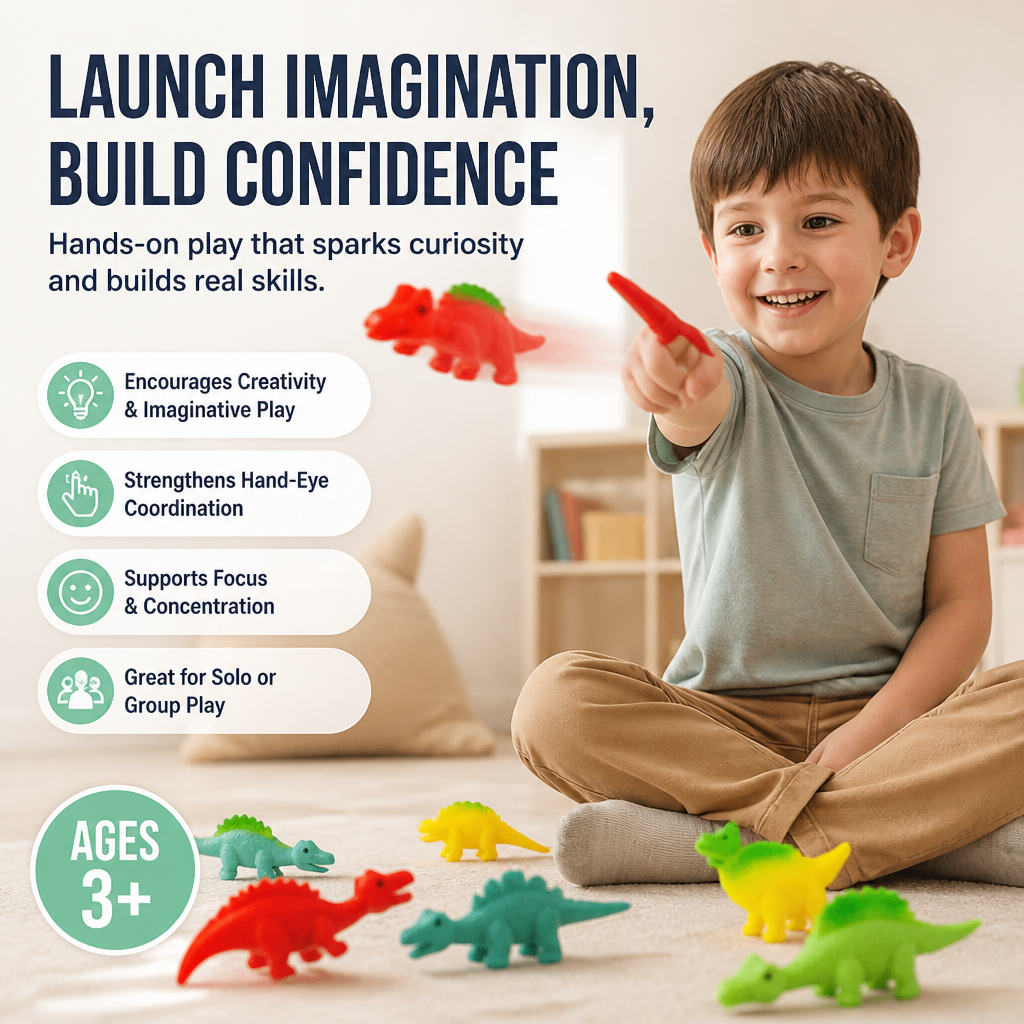DinoBlast™ — Ignite Your Child’s Imagination with Safe, Epic Dino Adventures