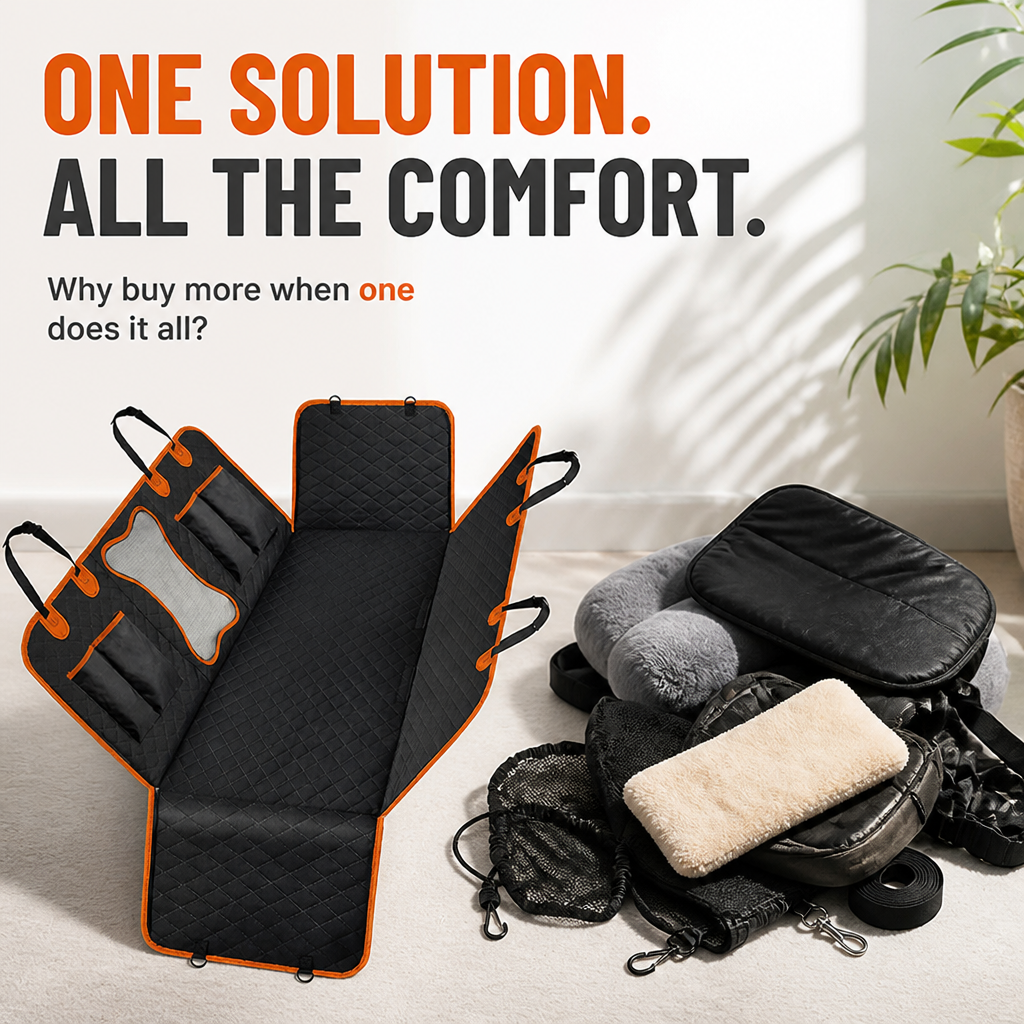 CozyPaw™ Comfort Seat — Turn Every Drive Into a Calm, Clean Haven Your Dog Loves