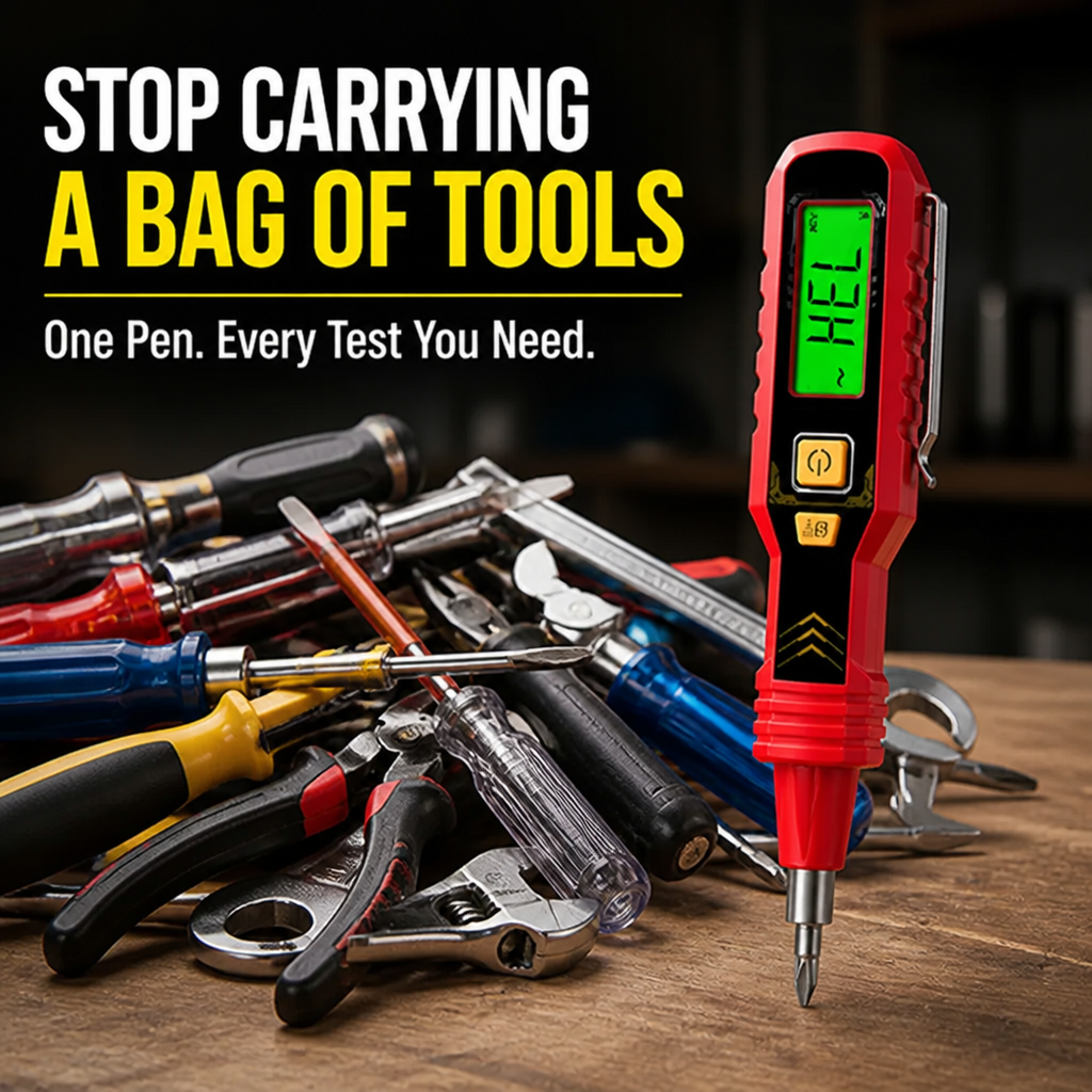 SurgeSafe™ — Test Voltage Fearlessly with Instant, Shock-Free Clarity