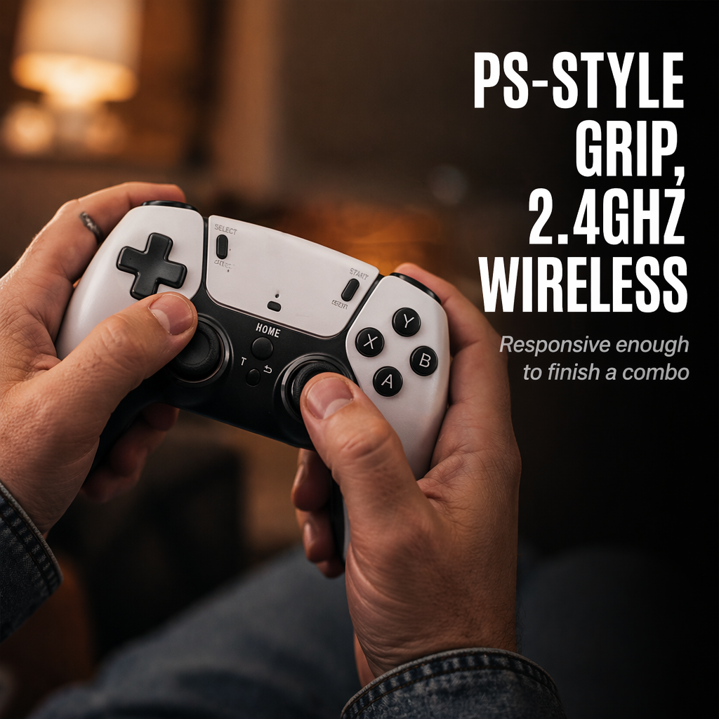 NovaArcade™ — Plug In, Pair Up, and Battle Through Thousands of Retro Classics