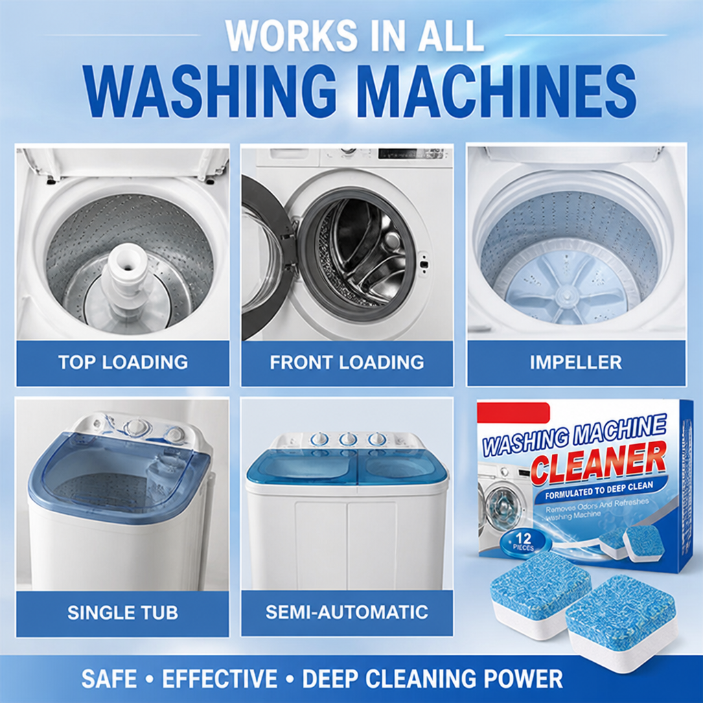 PurifiTab™ — Finally, a Washing Machine That Smells Fresh and Runs Like New Every Time