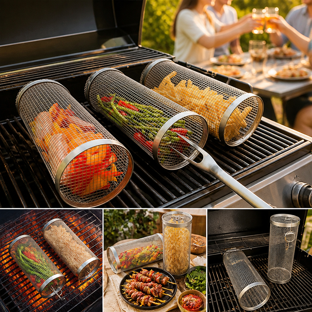 FlameRoller™ — Master Every Grill Bite with Effortless Flavor and Zero Loss