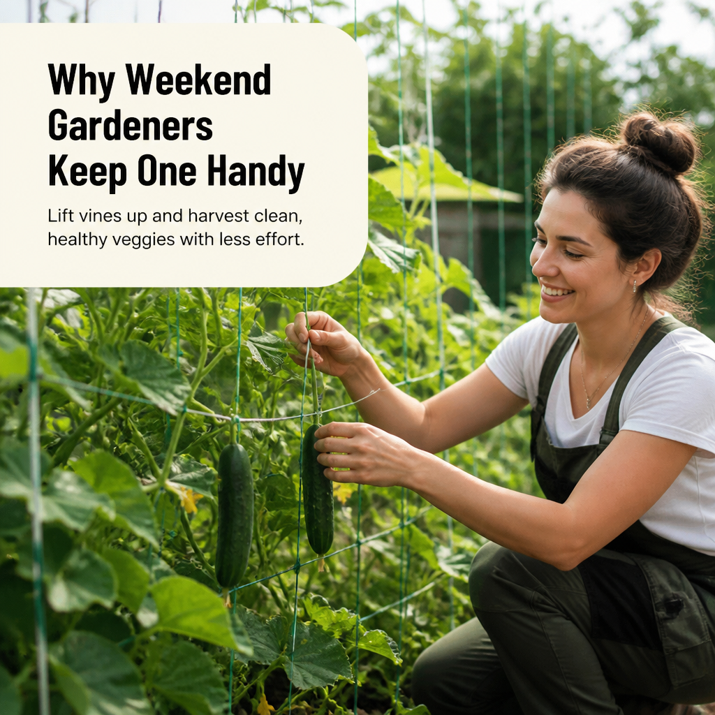 SkyClimb™ — Elevate Your Garden for Bigger, Cleaner Harvests Without the Backache