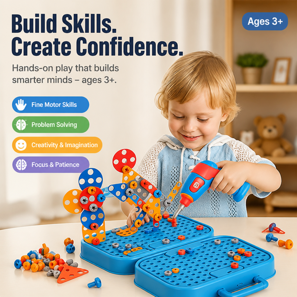 BuildBright™ Dino Kit — Unlock Your Child’s Inner Genius and Confidence with Every Snap