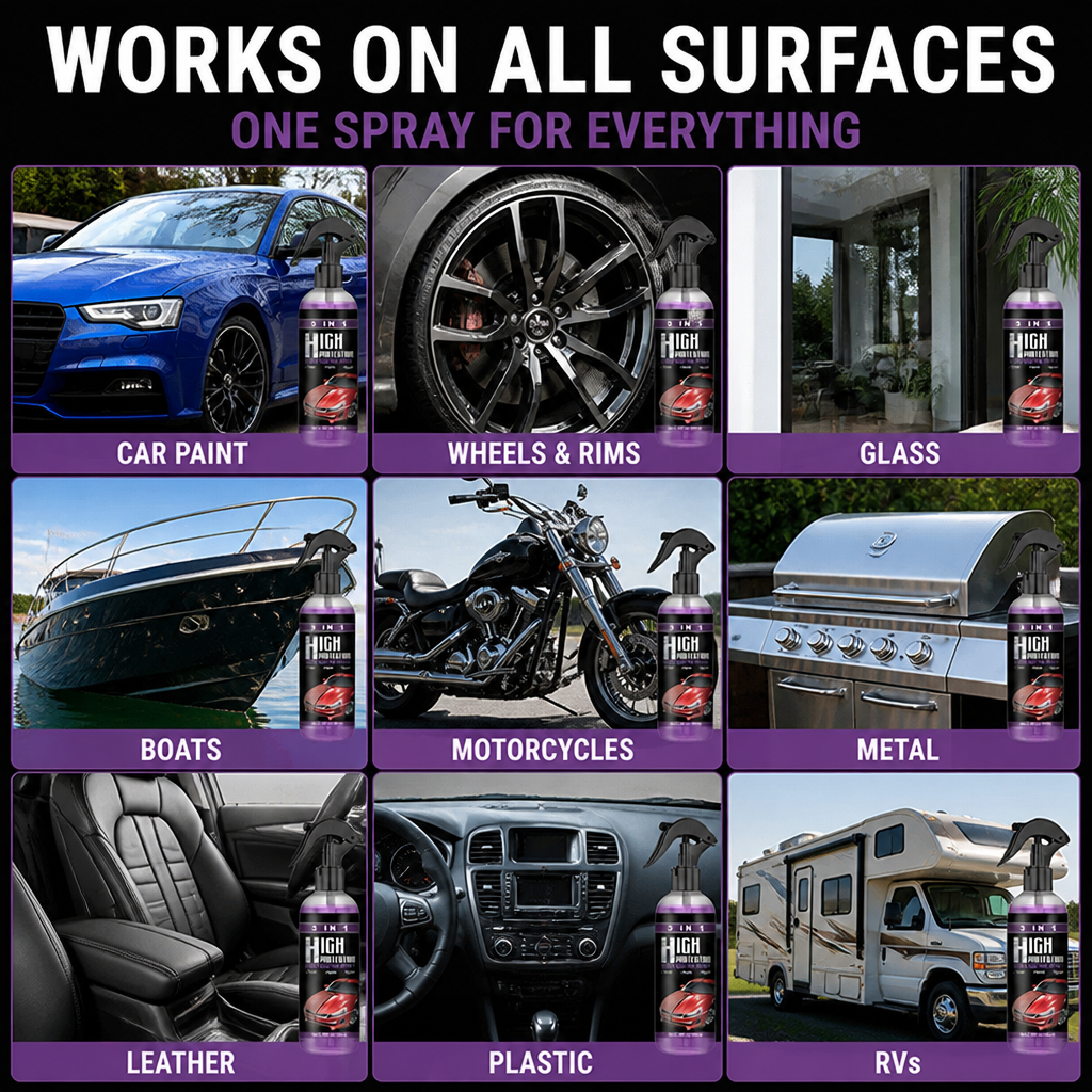 LustreGuard™ — Instantly Restore and Shield Your Ride with Mirror-Like Brilliance