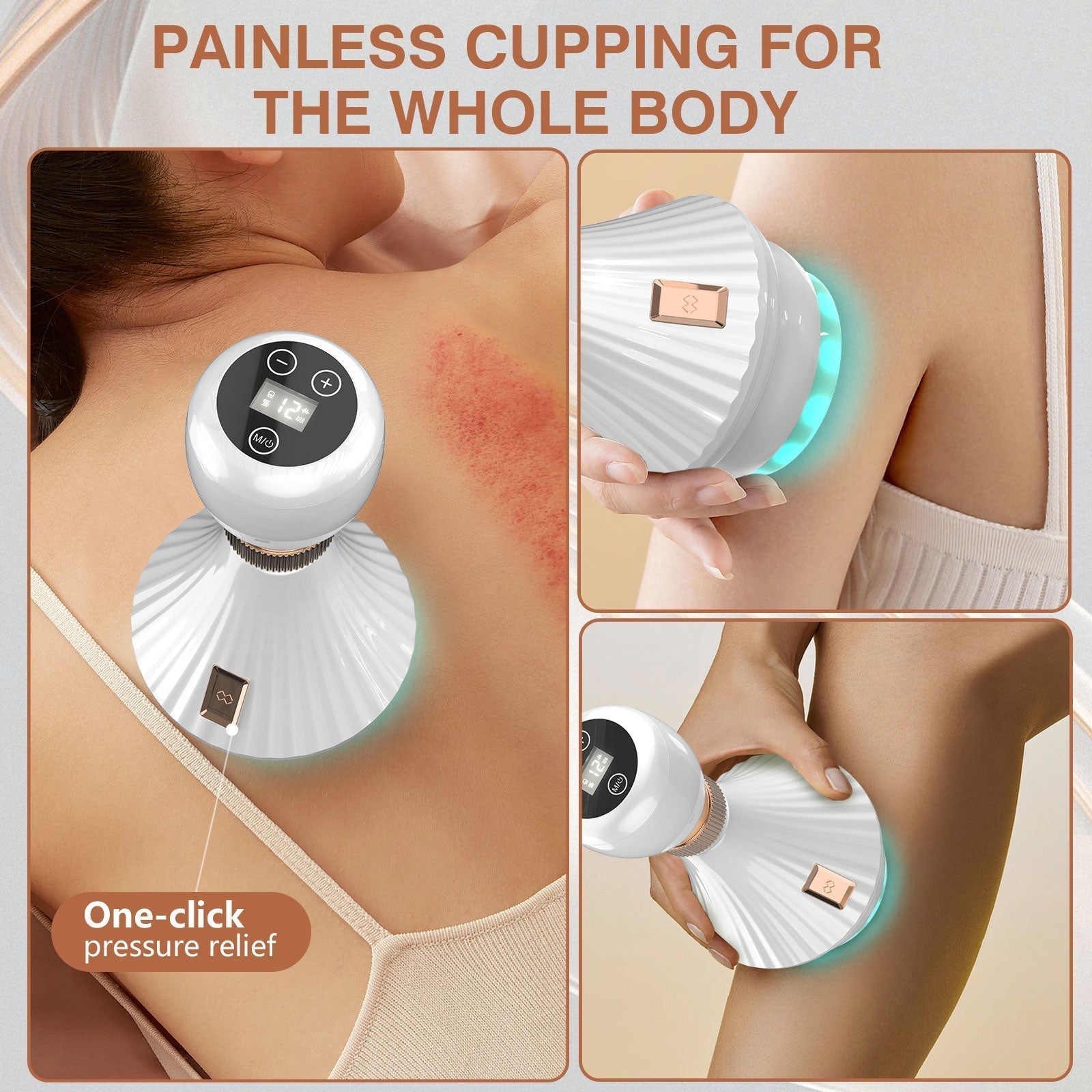 3.0 Body Massage Device for Electronic Cupping Therapy