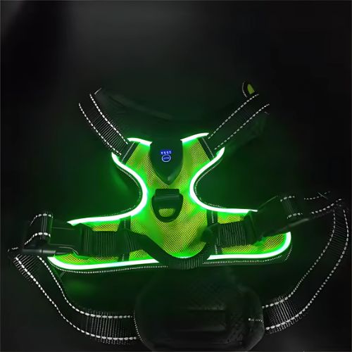 LED Dog Harness for Enhanced Nighttime Visibility