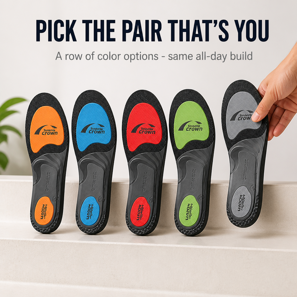 StrideVibe™ — Crush Foot Pain and Power Through Every Step with All-Day Comfort