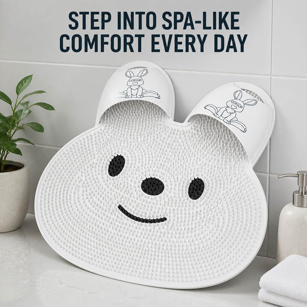 BunnyBounce™ — Transform Your Shower into a Luxurious Foot Renewal Escape