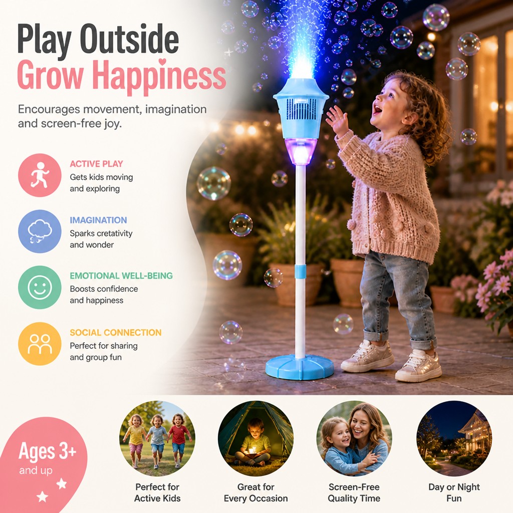 LumiBubbles™ — Ignite Outside Fun with Mesmerizing Glowing Bubbles That Kids Can’t Resist