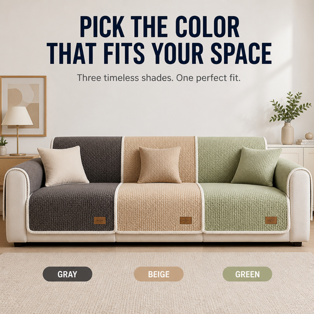 VeluraShield™ — Wrap Your Sofa in Plush Comfort That Never Slips or Fades
